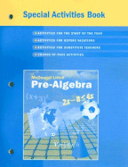McDougal Littell Pre-Algebra Special Activities Book