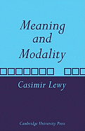 Meaning and modality