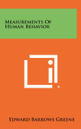 Measurements of Human Behavior