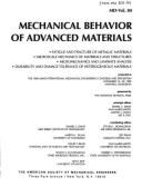 Mechanical Behavior of Advanced Materials