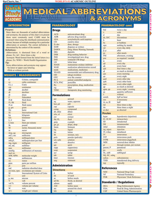 Medical Abbreviations & Acronyms - Linton, Corinne