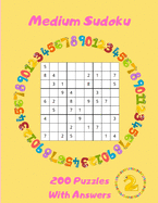 Medium Sudoku - 200 Puzzles With Answers: Large Print - Volume 2