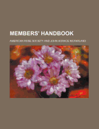 Members' Handbook - Society, American Rose