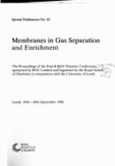 Membranes in Gas Separation An,