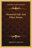 Memorial Ode And Other Poems