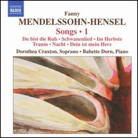 Mendelssohn-Hensel: Songs, Vol. 1 - Babette Dorn (piano); Dorothea Craxton (soprano)