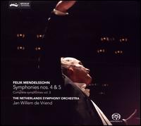 Mendelssohn: Symphonies Nos. 4 & 5 - Netherlands Symphony Orchestra; Jan Willem de Vriend (conductor)