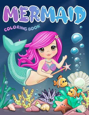 Mermaid Coloring Book: For Kids Age 4 +, Delightful Unique Drawings To Color For All Mermaid Lovers! (Elena Ballarini Coloring Collection) US Edition - Ballarini, Elena