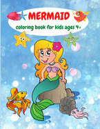 Mermaid: Cute and Unique Coloring Pages for Kids ages 4+, Activity Book with Cute Mermaid.