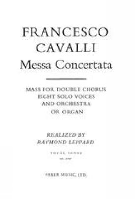 Messa Concertata: Vocal Score - Cavalli, Francesco (Composer)