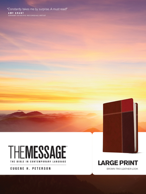 Message-MS-Large Print Numbered: The Bible in Contemporary Language - Peterson, Eugene H (Translated by)