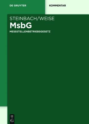 Messstellenbetriebsgesetz - Steinbach, Armin (Editor)