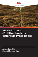 Mesure du taux d'infiltration dans diff?rents types de sol