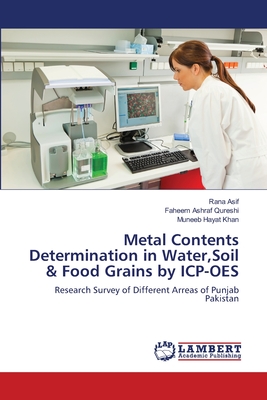 Metal Contents Determination in Water, Soil & Food Grains by ICP-OES - Asif, Rana, and Qureshi, Faheem Ashraf, and Khan, Muneeb Hayat