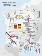 Metro Wine Map of France
