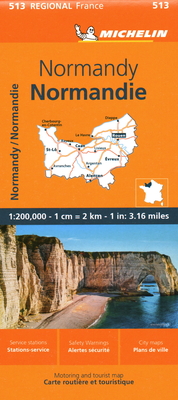 Michelin Regional France Normandy Map - Michelin Travel Publications (Corporate Author)