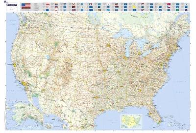 Michelin USA Map (Laminated) No.13761(932) - Michelin