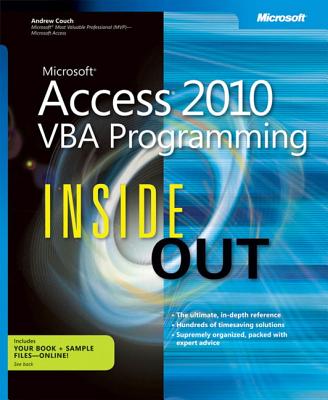 Microsoft Access 2010 VBA Programming Inside Out - Couch, Andrew