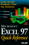 Microsoft Excel 97 Quick Reference