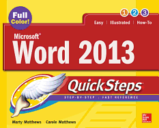 Microsoft??? Word 2013 QuickSteps