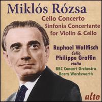 Mikls Rzsa: Cello Concerto; Sinfonia Concertante for Violin & Cello - Philippe Graffin (violin); Raphael Wallfisch (cello); BBC Concert Orchestra; Barry Wordsworth (conductor)