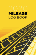 Mileage log book: Notebook and tracker: Keep a record of your vehicle miles for bookkeeping, business, expenses: blue and white cover