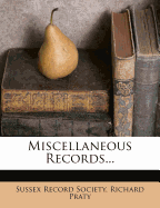 Miscellaneous Records...