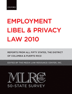 Mlrc 50-State Survey: Employment Libel and Privacy Law 2010