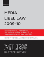 Mlrc 50-State Survey: Media Libel Law 2009-10