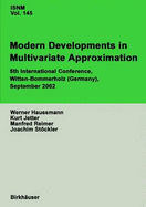 Modern Developments in Multivariate Approximation: 5th International Conference, Witten-Bommerholz (Germany), September 2002