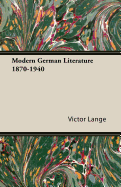 Modern German Literature 1870-1940