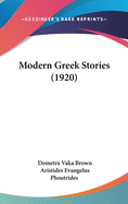 Modern Greek Stories (1920)
