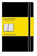 Moleskine Classic Notebook, Pocket, Squared, Black, Hard Cover (3.5 X 5.5)