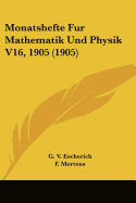 Monatshefte Fur Mathematik Und Physik V16, 1905 (1905)