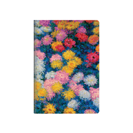 Monet's Chrysanthemums A5 Unlined Cahier