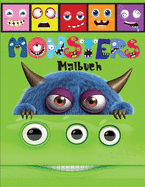 Monsters Malbuch: Ein gruseliges und lustiges Mal-und Activity-Buch fr Kinder mit Monster-Alphabet