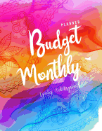 Monthly Budget Planner: Weekly & Monthly Expense Tracker Organizer, Budget Planner and Financial Planner Workbook ( Bill Tracker, Expense Tracker, Home Budget book / Extra Large ) Pink Blue Water Color Cover