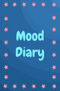 Mood Diary: Blue with Pink Star Border