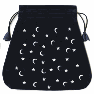 Moon and Stars Velvet Bag