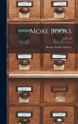 More Books; 1933, v.8 - Boston Public Library (Creator)