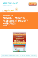 Mosby's Assessment Memory Notecards - Elsevier eBook on Vitalsource (Retail Access Card): Visual, Mnemonic, and Memory AIDS for Nurses - Zerwekh, Joann, and Gaglione, Tom, Msn, RN