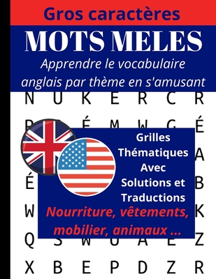 Mots Meles: En Anglais, Mots Cach?s Adultes En Gros Caract?res, Livre ...