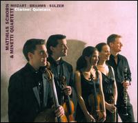 Mozart, Brahms, Sulzer: Clarinet Quintets - Matthias Schorn (clarinet); Minetti Quartett