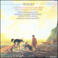 Mozart: Clarinet Concerto - Gabrieli String Quartet; Thea King (clarinet); English Chamber Orchestra; Jeffrey Tate (conductor)