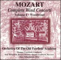 Mozart: Complete Wind Concerti, Vol. 1: Woodwind - Dennis L. Godburn (bassoon); Eric Hoeprich (clarinet); Marc Schachman (oboe); Fairfield Orchestra; Thomas Crawford (conductor)