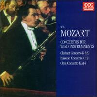 Mozart: Concertos for Wind Instruments - Dresden Ensemble; Gunter Klier (bassoon); Kurt Mahn (oboe); Oskar Michallik (clarinet)