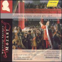 Mozart: Coronation Mass, KV 317 - Claudia Schubert (alto); Donna Brown (soprano); Klaus Hager (bass); Gchinger Kantorei Stuttgart (choir, chorus);...