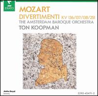 Mozart: Divertimenti K. 136, 137, 138 & 251 - Amsterdam Baroque Orchestra; Ton Koopman (conductor)