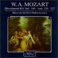 Mozart: Divertimenti, KV166, KV186 - Burkhard Rohde (oboe); Gerd Seifert (horn); Gunter Piesk (bassoon); Heinrich Karcher (oboe); Henning Trog (bassoon);...