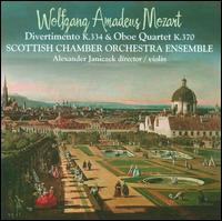 Mozart: Divertimento K. 334; Oboe Quartet K. 370 - Alexander Janiczek (violin); David Watkin (cello); Jane Atkins (viola); Robin Williams (oboe); Scottish Chamber Orchestra;...